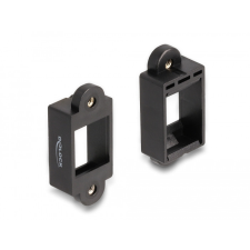 DELOCK Delock Keystone tartó fekete csavaros csatlakozással szereléshez egyéb hálózati eszköz