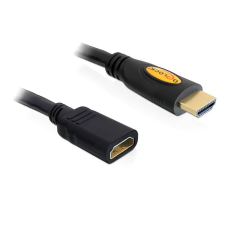 DELOCK Delock magas sebességű HDMI hosszabbító kábel, Ethernettel, A apa / anya, 2 m kábel és adapter