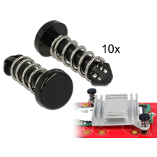 DELOCK Delock Rúgós, hutoborda rögzíto szegecs 10 darabos készlet fekete hűtés