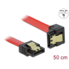 DELOCK DeLock SATA 6 Gb/s Cable straight to downwards angled 50cm Red
