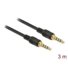 DELOCK DeLock Stereo Jack 3,5mm Male cable 3m Black kábel és adapter