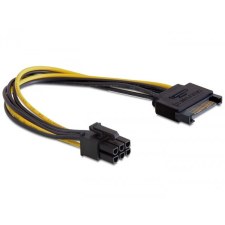 DELOCK Delock tápkábel SATA 15 pin > 6 pin PCI Expressz kábel és adapter