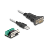 DELOCK Delock USB 2.0 A-típusú adapter 1 x soros RS-422/485 apa 6 tűs terminal blockkal 5 V 1 m