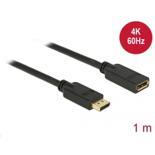 DELOCK DisplayPort 1.2 bővítőkábel 4K 60 Hz 1m (83809) (83809) kábel és adapter