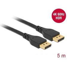 DELOCK DisplayPort 1.2 kábel 4K 60 Hz 5m (85912) (DE85912) kábel és adapter