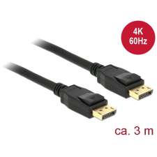 DELOCK - Displayport 1.2 male > Displayport male (19pin) 4K 3m - 83807 kábel és adapter