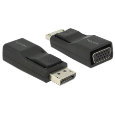 DELOCK - Displayport 1.2 to VGA M/F fekete - 65653 kábel és adapter