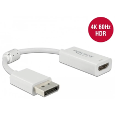DELOCK DisplayPort 1.4 HDMI Átalakító Fehér 10cm 63936 kábel és adapter