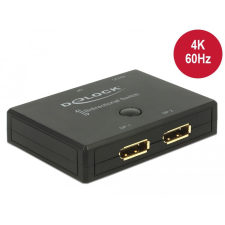 DELOCK Displayport 2 - 1 kapcsoló kétirányú 4K 60 Hz kábel és adapter