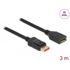 DELOCK DisplayPort bővítőkábel 8K 60 Hz 3 m (87072)