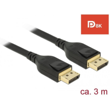  DeLock DisplayPort cable 8K 60 Hz 3m DP 8K certified Black kábel és adapter