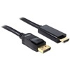 DELOCK DisplayPort - HDMI kábel 1m