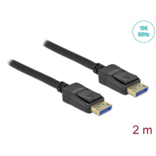 DeLock DisplayPort male/male 10K cable 2m Black kábel és adapter