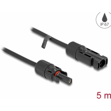 DELOCK DL4 szolár kábel 4 mm2 apa - anya 5 m fekete napelem