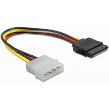 DELOCK DL60100 Cable Power 4pin female - straight -> SATA HDD (DL60100) kábel és adapter