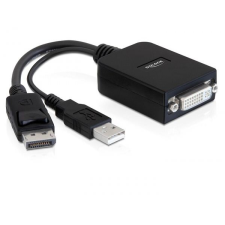 DELOCK DL61855 Displayport male -> DVI-I 24+5 female active adapter (DL61855) kábel és adapter