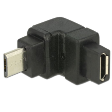DELOCK DL65096 USB micro-B apa / anya 90° adapter (DL65669) mobiltelefon kellék