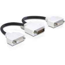 DELOCK DL65281 DMS-59 male -> 2 x DVI 24+5 female 20 cm adapter (DL65281) kábel és adapter