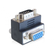 DELOCK DL65289 VGA apa / anya 90°-ban elforgatott adapter kábel és adapter