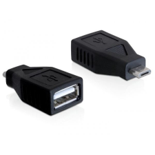 DELOCK DL65296 USB micro-B apa -&gt; USB 2.0-A anya adapter kábel és adapter