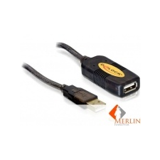 DELOCK DL82308 aktív USB 2.0 hosszabbító 5 m kábel és adapter