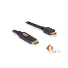 DELOCK DL82435 Displayport apa -> HDMI apa kábel 3m kábel és adapter