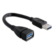 DELOCK DL82776 USB3.0-A (apa/anya) hosszabbító kábel 15 cm (DL82776) kábel és adapter