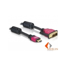 DELOCK DL84342 HDMI ? DVI átalakító kábel 1.8m apa - apa kábel és adapter