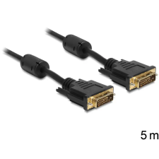 DELOCK dvi 24+1 apa apa kábel, 5 m kábel és adapter