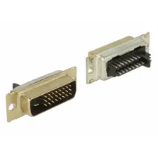 DELOCK DVI-D csatlakozó dugó kábel és adapter