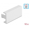 DELOCK Easy 45 modul takaró lemez 45 x 22,5 mm 10 db. fehér