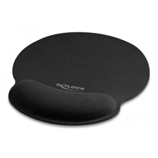 DELOCK egérpad ergonómikus csuklótámasszal 252 x 227mm fekete 12559 egérpad
