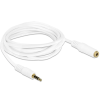 DELOCK Extension Cable Audio Stereo Jack 3.5 mm male / female IPhone 4 pin 2m (84482)