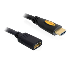 DELOCK Extension Cable High Speed HDMI with Ethernet – HDMI A male &gt; HDMI A female 1m kábel és adapter