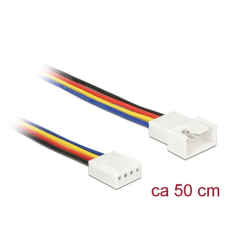 DELOCK Extension Cable PWM Fan Connection 4 Pin 50cm (85362) kábel és adapter