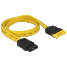 DELOCK Extension cable SATA 6 Gb/s male > SATA female 50cm Yellow kábel és adapter