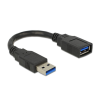 DELOCK Extension cable USB 3.0 A-A 15 cm male / female