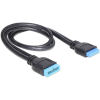 DELOCK Extension cable USB 3.0 pin header male / female (82943)