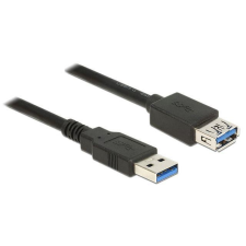 DELOCK Extension cable USB 3.0 Type-A male &gt; USB 3.0 Type-A female 1m black kábel és adapter