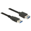 DELOCK Extension cable USB 3.0 Type-A male > USB 3.0 Type-A female 2m Black (85056)
