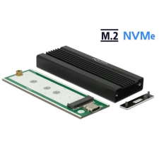 DELOCK External Enclosure for M.2 NVMe PCIe SSD with SuperSpeed USB 10 Gbps (USB 3.1 Gen 2) USB Type-C female asztali számítógép kellék