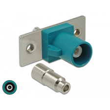 DELOCK FAKRA Z apa rugóscsap forrasztáshoz 2 előre préselt lyuk kábel és adapter