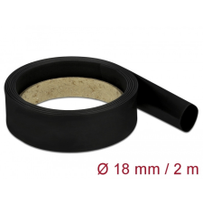 DELOCK Fekete zsugorcső 2 m x 18 mm egyéb hálózati eszköz