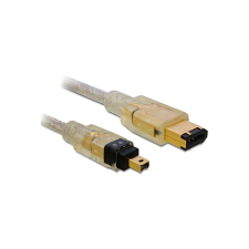 DELOCK FireWire-Kabel FW400 4Pin -> FW400 6Pin St/St 2.00m retail (82577) kábel és adapter