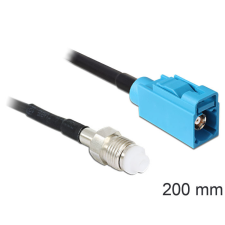 DELOCK FME jack &gt; FAKRA Z jack RG-174, 200 m kábel és adapter