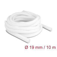 DELOCK Fonott kábelharisnya önzáródó 10 m x 19 mm fehér (20815) (20815) asztali számítógép kellék