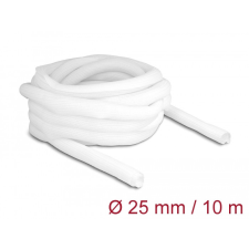 DELOCK Fonott kábelharisnya önzáródó 10 m x 25 mm fehér egyéb hálózati eszköz