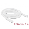 DELOCK Fonott kábelharisnya önzáródó 2 m x 13 mm fehér