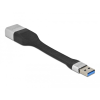 DELOCK FPC lapos csík kábel USB A-típusú - Gigabit LAN 10/100/1000 Mbps 13 cm