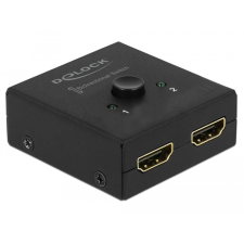 DELOCK HDMI 2 - 1 kapcsoló kétirányú 4K 60 Hz kompakt kábel és adapter